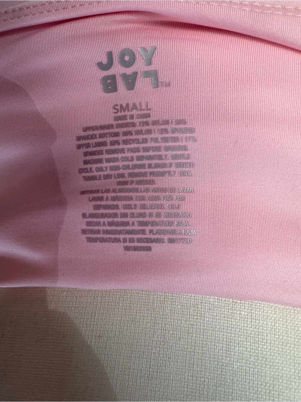 JoyLab Light Pink Ruffled Slip Dress Romper - Picture 9 of 9